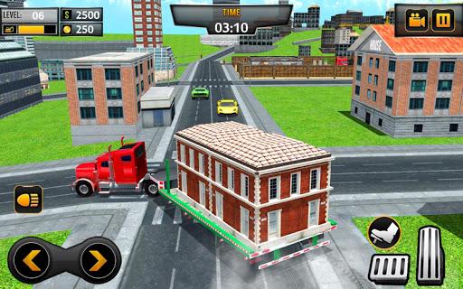 Mobile Home Transporter Truck - Gameplay image of android game