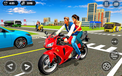 Jogo de Moto - Bike Taxi Driving Simulator - Jogos Android 