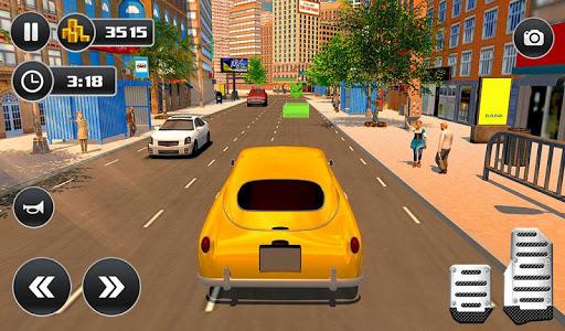 Yellow Cab Taxi Driving Games - Image screenshot of android app