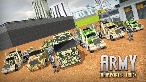 Army Cargo Truck Driving Games - Gameplay image of android game