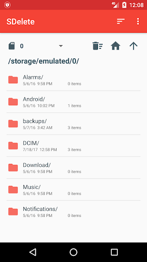 SDelete - File Shredder - Image screenshot of android app