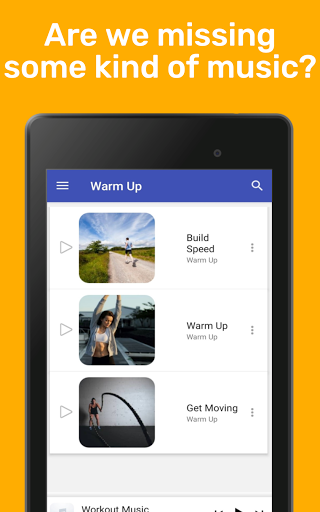 Workout Motivational Music - عکس برنامه موبایلی اندروید