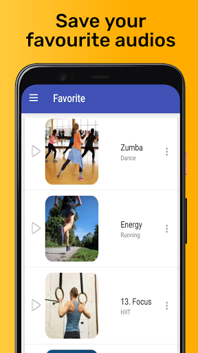Workout Motivational Music - Image screenshot of android app