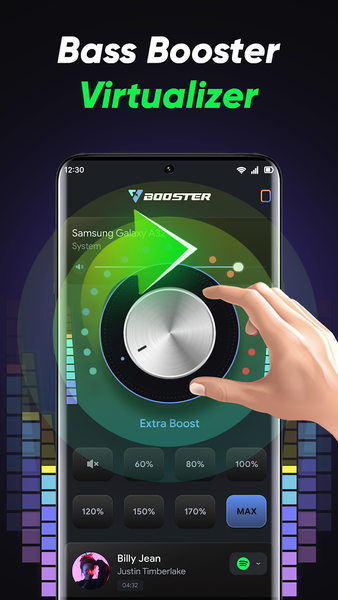 Bass Booster & Volume Booster - Image screenshot of android app