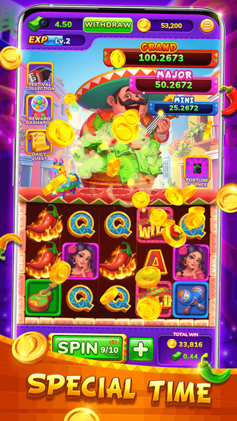 Spin Carnival - Frenzy Day - Gameplay image of android game