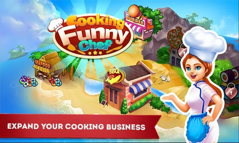 Cooking Funny Chef-Attractive, - عکس بازی موبایلی اندروید