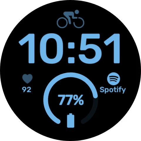Big Time - Wear OS Watchface - عکس برنامه موبایلی اندروید