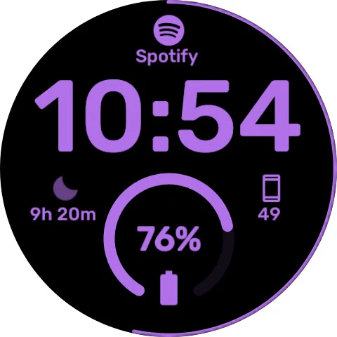 Big Time - Wear OS Watchface - عکس برنامه موبایلی اندروید
