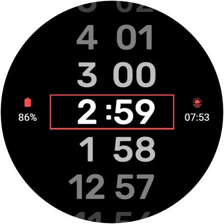 Linear - Digital  Watchface - Image screenshot of android app