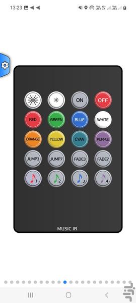 تبدیل موبایل به کنترل RGB - عکس برنامه موبایلی اندروید