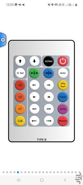 تبدیل موبایل به کنترل RGB - Image screenshot of android app