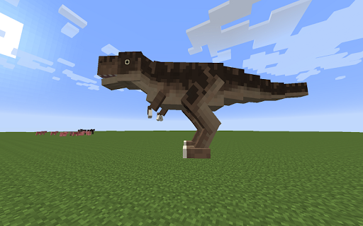 World dino mod for mcpe - Gameplay image of android game