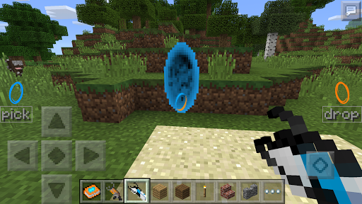 Portal mod for mcpe - Gameplay image of android game