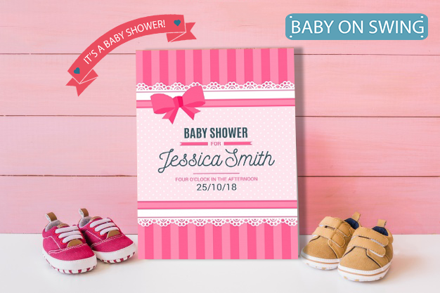 Baby Shower Invitation Maker - Image screenshot of android app