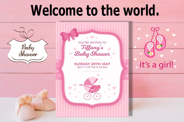 Baby Shower Invitation Maker - Image screenshot of android app