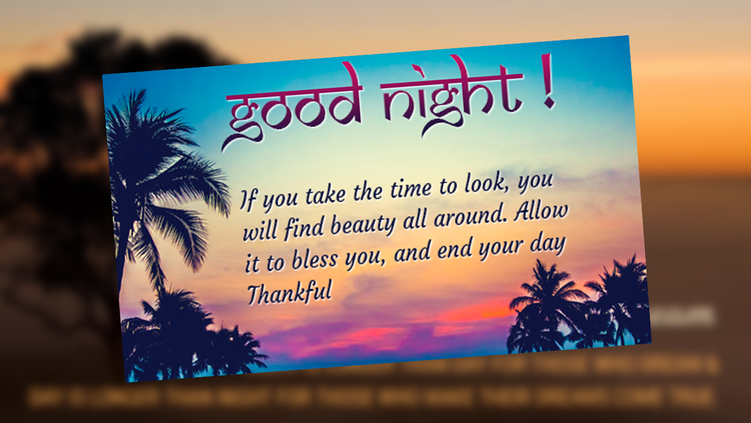 Good Night Greeting Cards - Image screenshot of android app