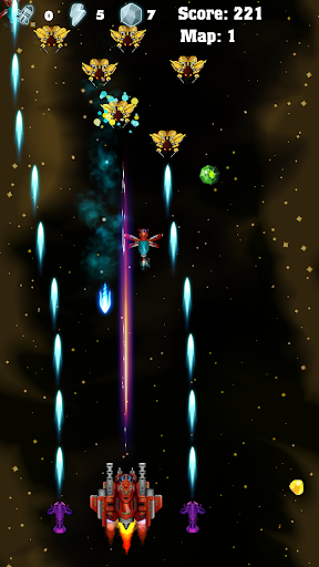 Space Shooter: New galaxy attack - Gameplay image of android game