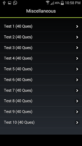 World Geography GK Test - Image screenshot of android app
