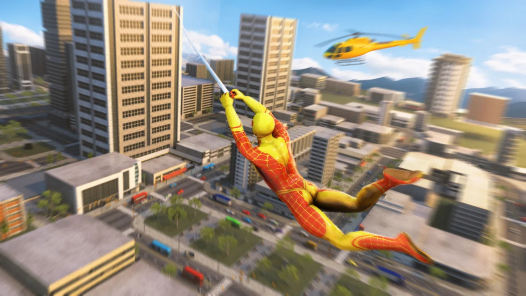 Spider Rope Superhero Games 3d - Gameplay image of android game