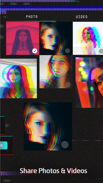 Glitch Photo and Video Editor - Image screenshot of android app