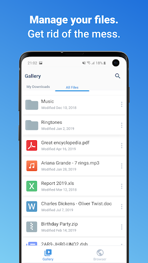 VDP Documents: File Manager HD - عکس برنامه موبایلی اندروید