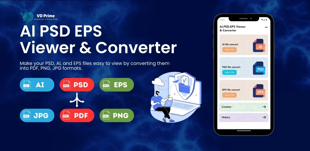 AI PSD EPS Viewer & Converter - عکس برنامه موبایلی اندروید