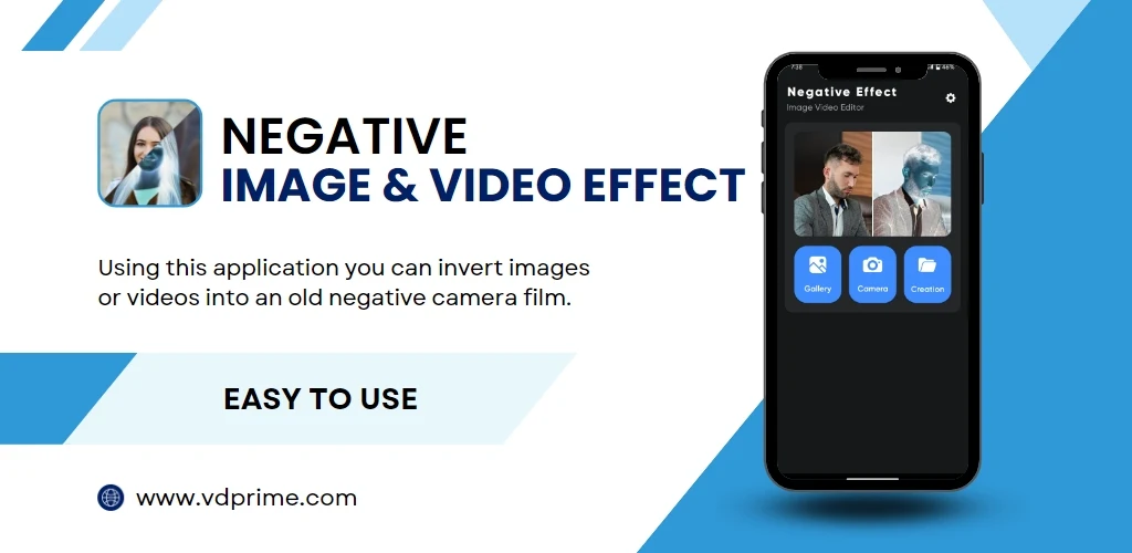 Negative: Image & Video Effect - عکس برنامه موبایلی اندروید