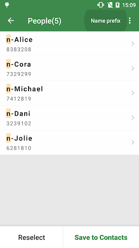 Contacts Tools - Excel to VCF - Image screenshot of android app