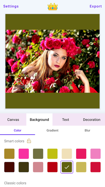 White Border: Square Fit Photo - Image screenshot of android app