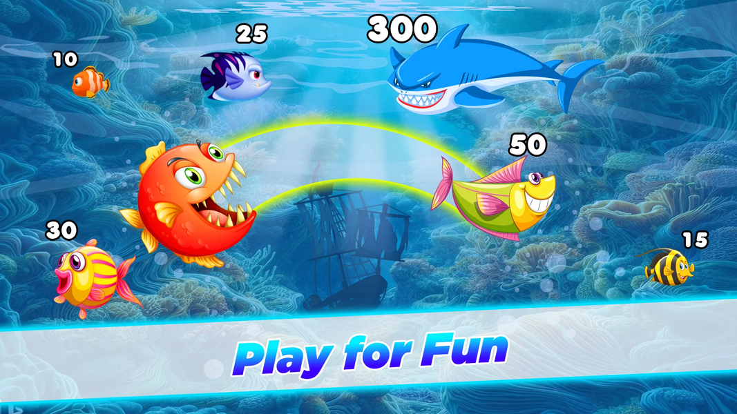 Fish Eat Fish And Grow - Gameplay image of android game