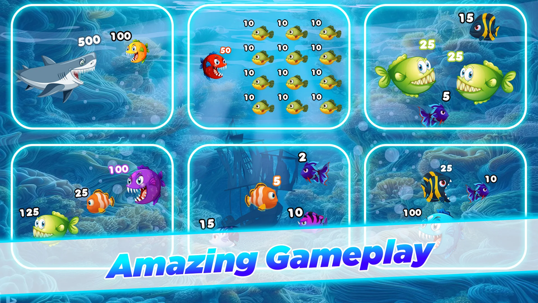 Fish Eat Fish And Grow - عکس بازی موبایلی اندروید