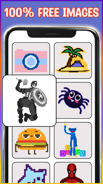 Pixel Art Coloring Book - عکس بازی موبایلی اندروید