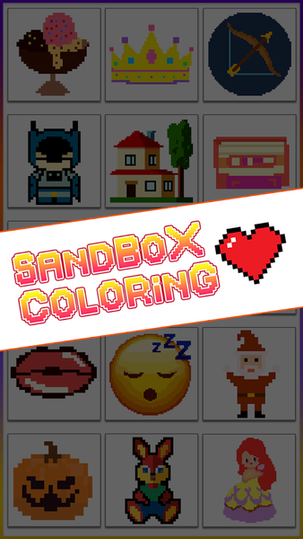 Pixel Art Coloring Book - عکس بازی موبایلی اندروید