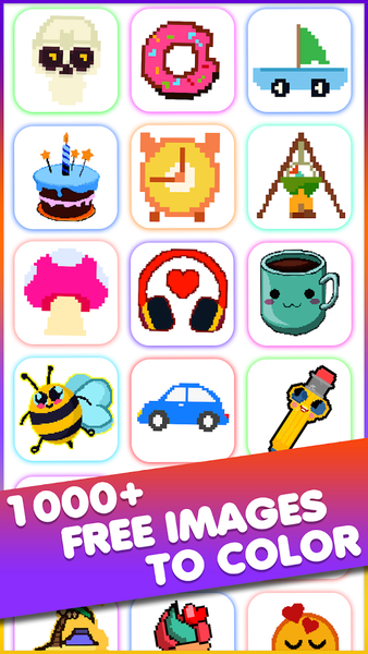 Pixel Art Coloring Book - عکس بازی موبایلی اندروید