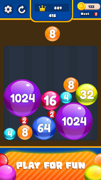 Ball Merge Master 2248 - Gameplay image of android game