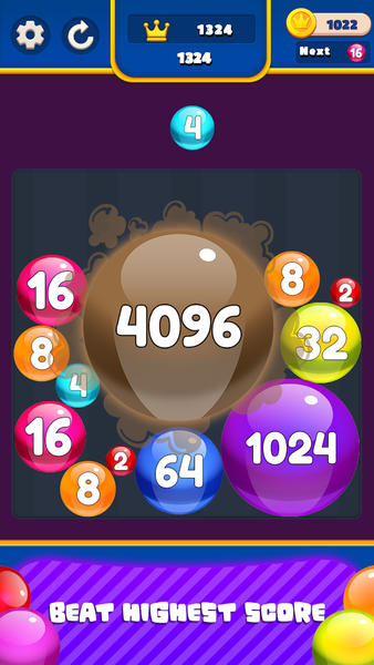 Ball Merge Master 2248 - Gameplay image of android game