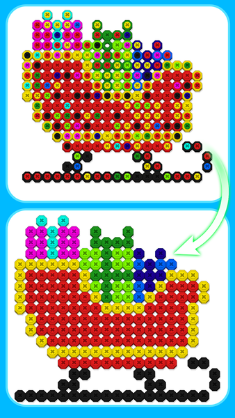 Nut n Bolt Color Sorting Game - عکس بازی موبایلی اندروید