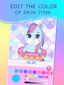 Unicorn Dress Up Avatar Maker - عکس برنامه موبایلی اندروید