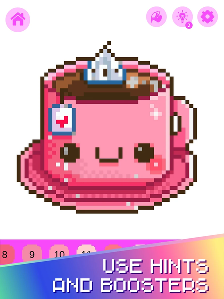 Kawaii Pixel Coloring Book - Image screenshot of android app