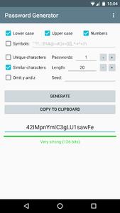 Password Generator - عکس برنامه موبایلی اندروید