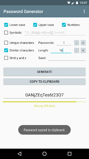 Password Generator - Image screenshot of android app