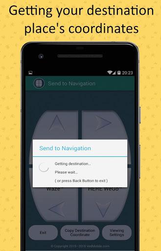 Send to Navigation - عکس برنامه موبایلی اندروید