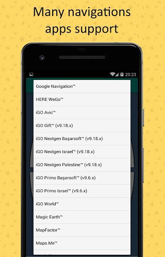 Send to Navigation - عکس برنامه موبایلی اندروید