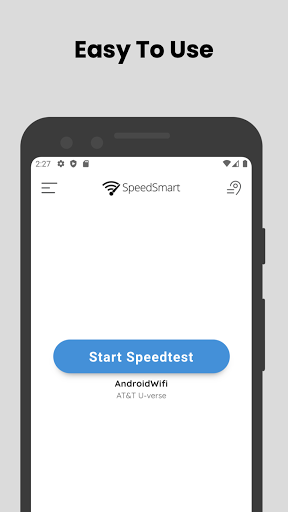 Speed Test Internet SpeedSmart - Image screenshot of android app
