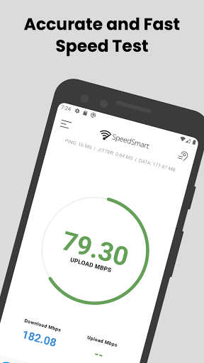 Speed Test SpeedSmart WiFi 5G - Image screenshot of android app