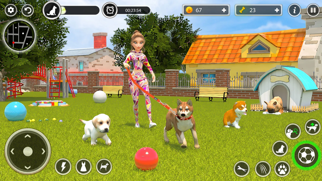 Dog Simulator Pet Dog Games 3D - Image screenshot of android app