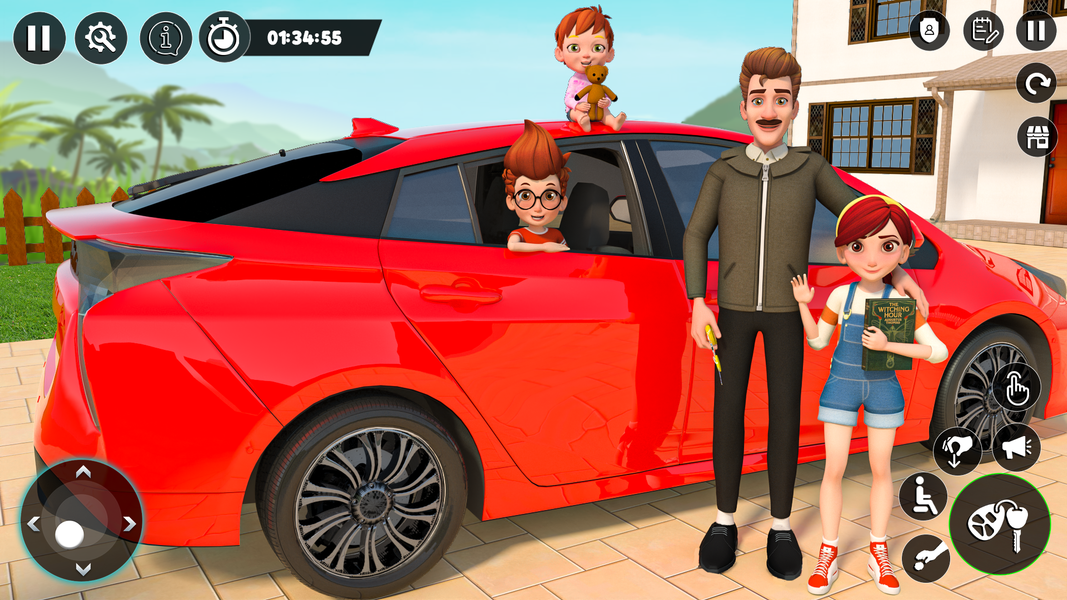 Dad Simulator ۳D Family Games - عکس بازی موبایلی اندروید