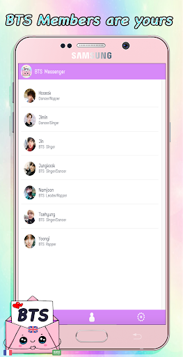 BTS Messenger! Chat Simulation - عکس بازی موبایلی اندروید