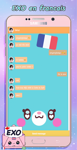 Exo Messenger! Chat Simulator - Gameplay image of android game