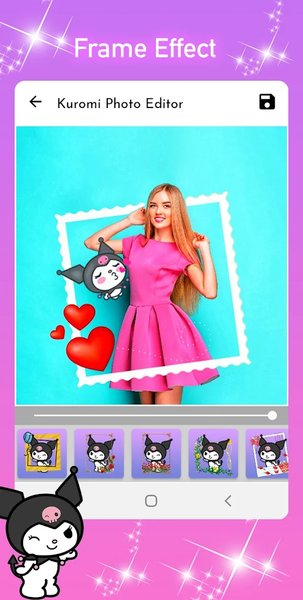 Kuromi Photo Editor Stickers - Image screenshot of android app